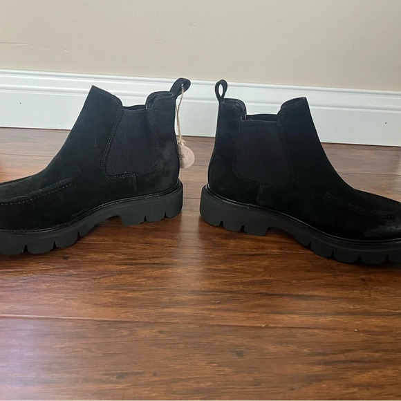 Sofft Samira Black Suede Booties-NWT Size 7.5-Chelsea style - Picture 11 of 14